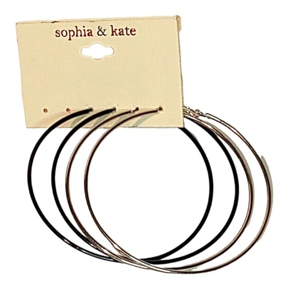 Sophia And Kate Silver And Gold Hood Earrings 16$